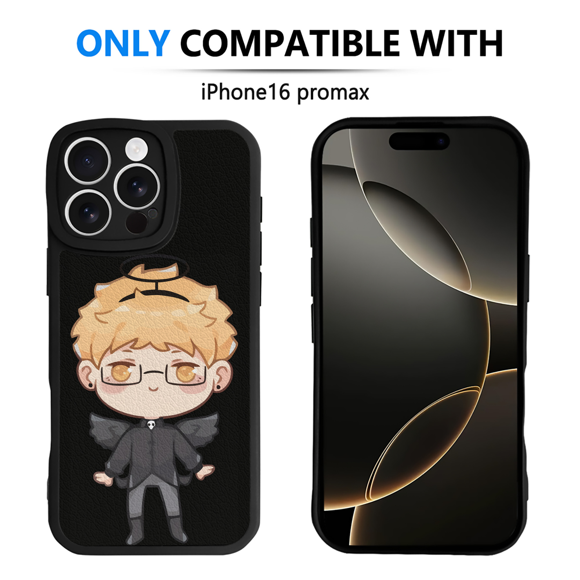 （画像用） ハイキュー!! Haikyu!! 【iPhone 16シリーズ対応】シリコンスマホケース（レザー調） 材質：シリコン